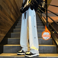 XZ616冬季加绒卫裤星星印花长裤TY986常规P65控78加绒P75-88，男装休闲裤，星座512A（原616）