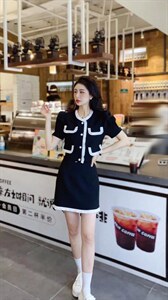 华夫格超软面料小香套装图片