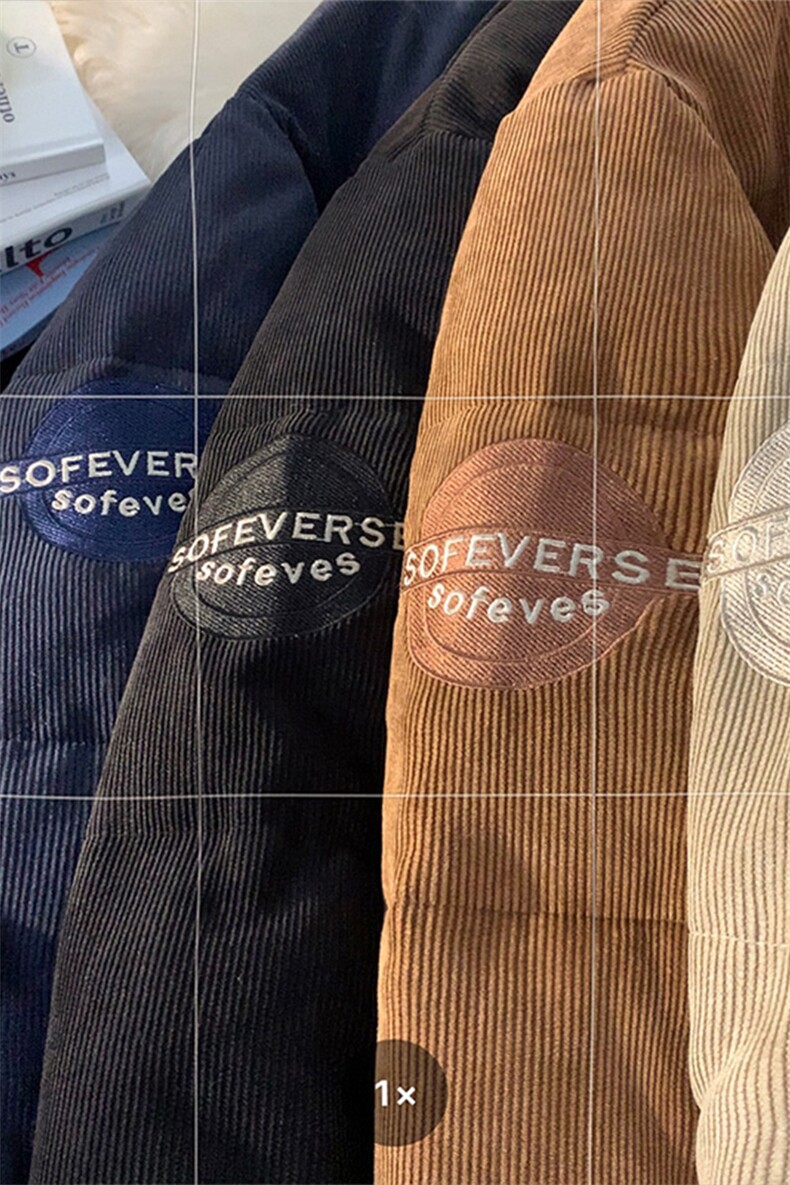 美式复古棉服外套冬季新款宽松立领面包服加厚棉衣MY008p128控148,男装棉衣,星座605(原A050)