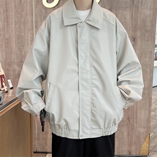 皮衣外套男款春秋潮流美式复古痞帅高级感炸街宽松皮夹克JK60-P65，男装夹克，星座308B-2