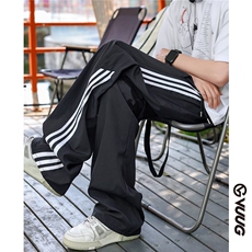 设计感男2025夏季情侣款直筒裤子休闲长裤MK309P36，男装休闲裤，星座1013-5