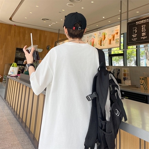 爱心刺绣短袖夏季潮牌宽松情侣装半袖T恤T93-P38-310B-2图片
