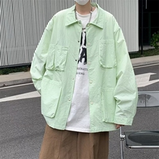 夏季薄款防晒衣男韩版潮流多口袋2024新款ins宽松外套W4850-P41，男装防晒衣，星座412-3