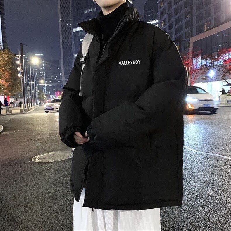 面包服男生秋冬季韩版潮流加厚棉服立领潮牌ins宽松痞帅棉衣外套,男装棉衣,星座1013-1