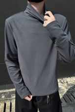 复古百搭长袖T恤男士春季潮牌休闲情侣高领卫衣男WY873-P28，男装T恤，星座210-1
