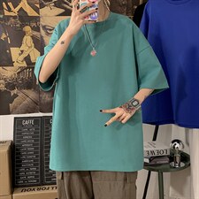 230g抖音品质纯棉短袖t恤男大码短袖男DX17099-P14，男装T恤，电商A040
