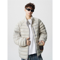 有90绒报告印花轻便M-5XL大码白鸭羽绒服男78196P238控328，男装羽绒服，星座227-7