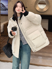 2024年冬季新款时尚收腰羽绒服-款号9986-P285-K418，女装羽绒服，浙宝305