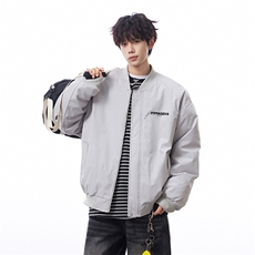 白底抖音直播带货得物高品质棒球领飞行夹克棉衣M1356P88，男装夹克，电商C408(原B339-1)