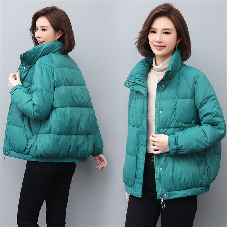 2022新款冬季保暖羽绒服女短款修身显瘦时尚外套，女装羽绒服，依恋蒂丝