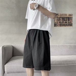 ins男女款运动短裤休闲夏季五分裤复古梭织工装短裤K88P30图片