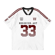 美式冰球服jerseyfit球衣运动缎面透气短袖T恤男女宽松上衣，男装T恤，星座506A