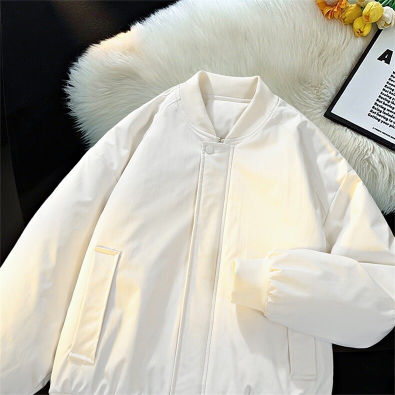 冬季clean纯色棒球服领棉服加厚短款棉衣HZ8815-特P68不议价,男装棉衣,星座610B-1