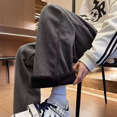 加绒灯芯绒裤子男男装直筒宽松阔腿长裤9810常规P29加绒P36，男装休闲裤，星座410-2