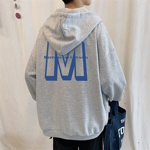 KS21260-P38 连帽开衫卫衣男运动外套大码班服图片