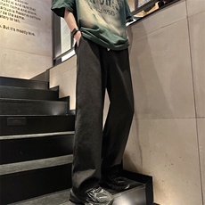 长裤简约男潮流慵懒潮牛仔裤原宿百搭青春流行夏季KK014-P40，男装牛仔裤，星座911-3