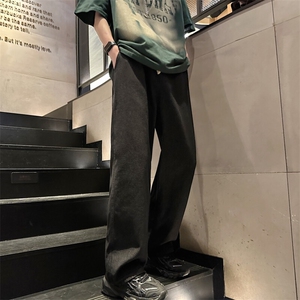 长裤简约男潮流慵懒潮牛仔裤原宿百搭青春流行夏季 KK014-P40图片