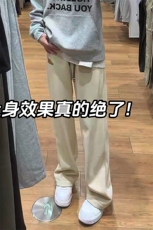 特批P28无差价秋新抖音贴标运动卫裤男士美式直筒休闲裤K1957，男装休闲裤，电商A001