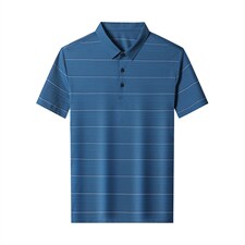 夏季新款男士翻领短袖t恤中年有领男装上衣服休闲POLO衫，男装T恤，电商B212（原钱塘6029）