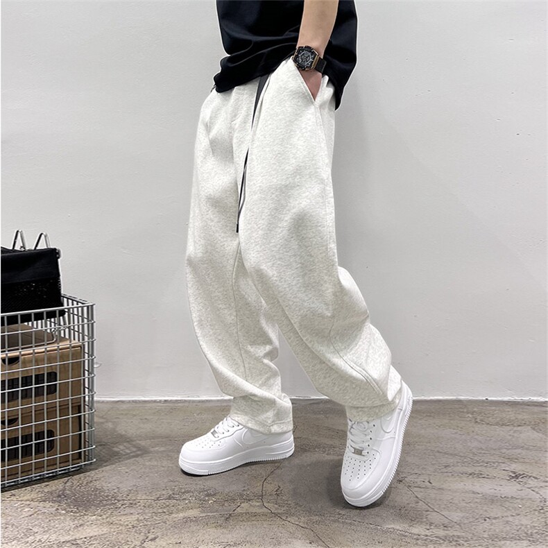 精品运动休闲裤潮流百搭阔腿弯刀潮流裤子9311P80,男装休闲裤,电商B332-1
