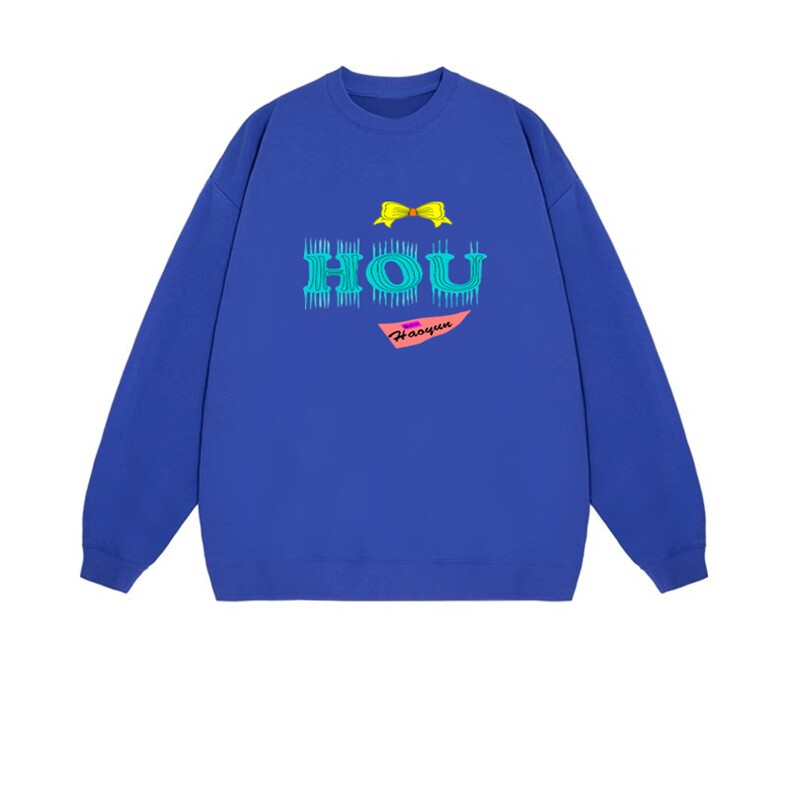 2025年秋季通勤套头时尚百搭通勤简约休闲长袖，女装卫衣/绒衫，花可