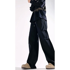 美式高街小众休闲裤男个性工装百搭设计感长裤子E9012/P5078，男装牛仔裤，电商D202