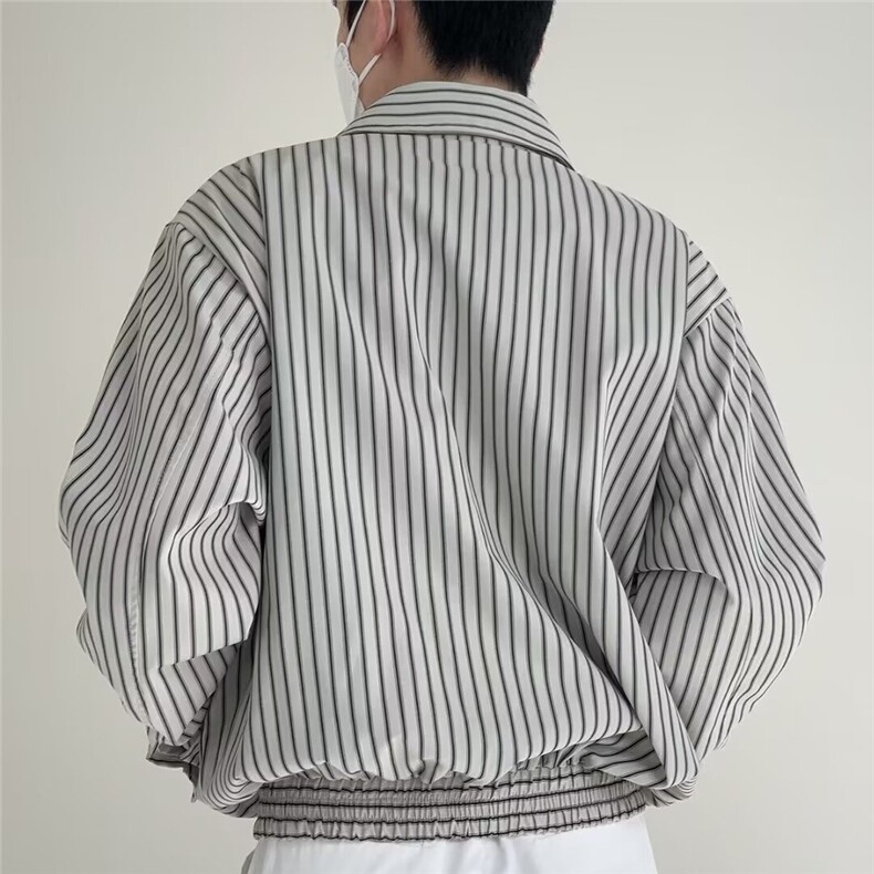美式潮牌衬衫男生春秋季新款休闲宽松工装情侣外套A5314-P60,男装衬衫,星座208-5