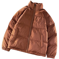 2023棉服男冬季立领简约纯色加厚保暖外套A436-968-P95控价128，男装棉衣，电商A436