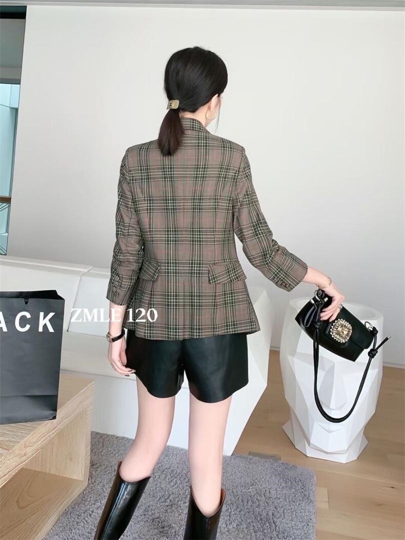 格子小西服，其它，芝茗丽尔