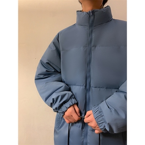 冬季纯色立领棉衣男加厚潮流休闲男士棉服棉袄子青年A266-P03-P50图片