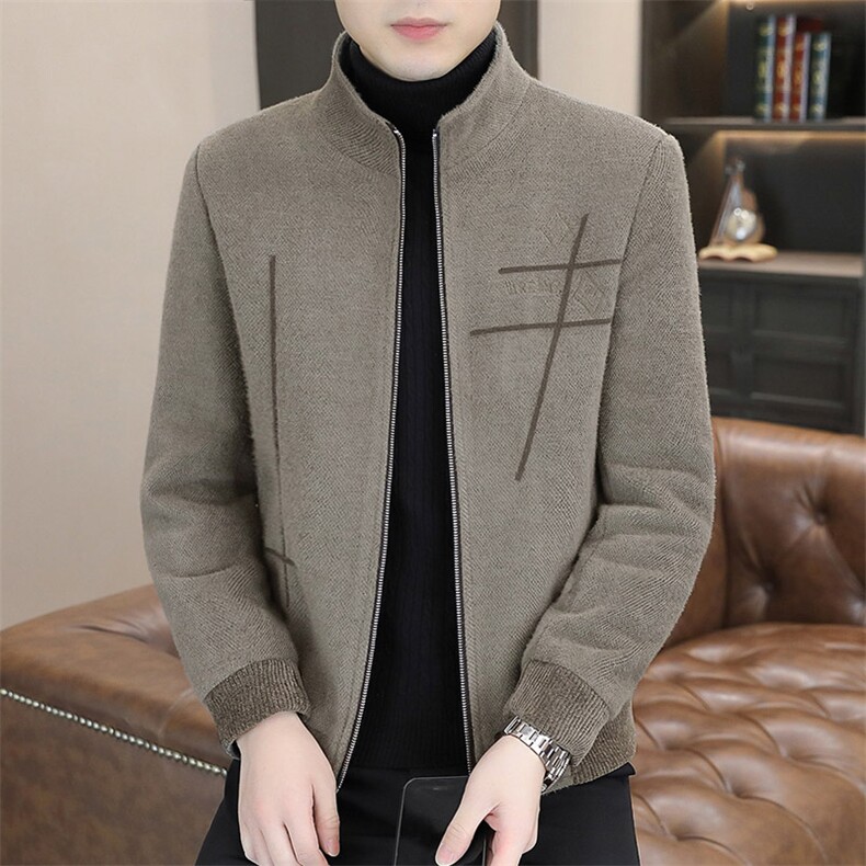 新品秋冬休闲加棉夹克百搭男装上衣23005-P140,男装夹克,星座613B