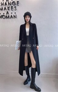 (现货)秋季新款羊绒大衣图片