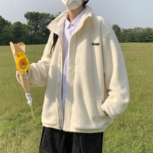双面穿 新款羊羔衣潮流外套秋冬青年学生上衣服 W1986-P70图片