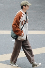 冬款港风加棉加厚简约棉衣外套毛巾绣棒球服男士8133-P120控价158，男装棉衣，电商A441-1