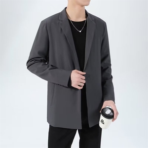 男韩版潮流宽松百搭青少年高级感休闲小西服DX16-P60图片