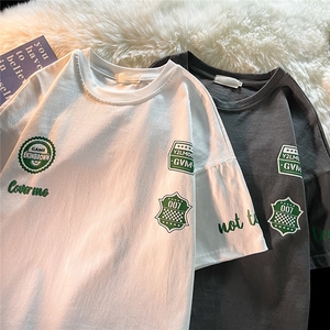 1潮流印花休闲情侣日系潮大码M-5XL短袖T恤男DT7638P30控45图片