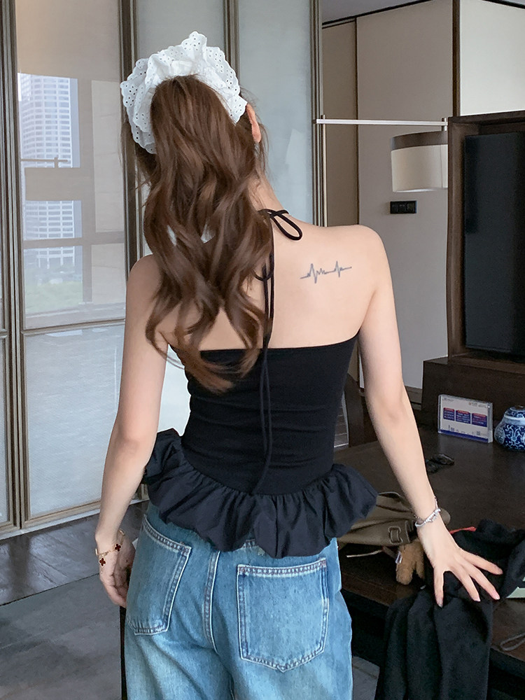 1D091纯色系带串珠两件套8441-P90-K138,女装套装/套裙,3200格调