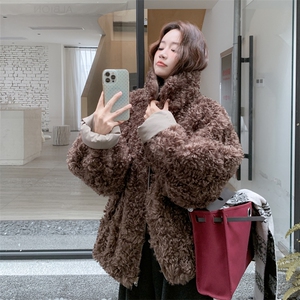 新款 主推两面穿羊卷毛派克服2661-P235-K358图片