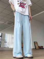 网图！纯色百搭皱褶美式速干夏季休闲裤-EX50802-特批25，男装休闲裤，电商A061