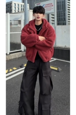 加棉秋冬款舒适暖潮时尚上衣文艺休闲港味秋冬棉衣HY878P85，男装棉衣，电商A102B