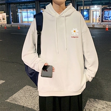 WY2059-P35加绒款-P40纯棉连帽卫衣男大码运动帽衫宽松薄外套男，男装卫衣，电商A040