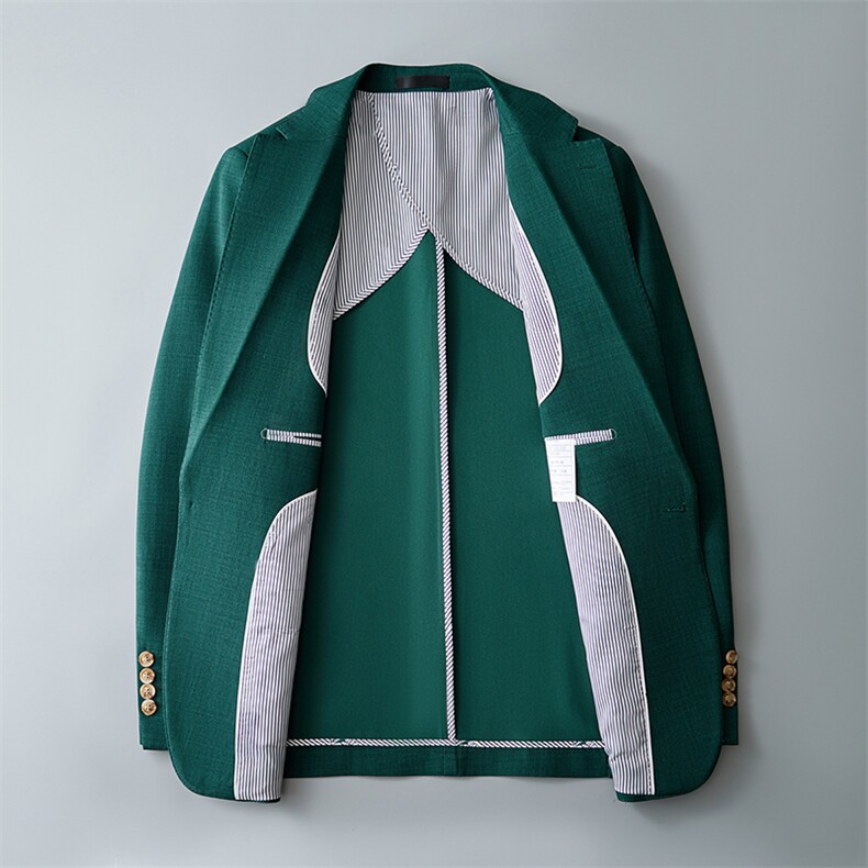 26做货-半里布男士休闲西装修身韩版西服外套上衣DX6944P175,男装西服套装,电商D216