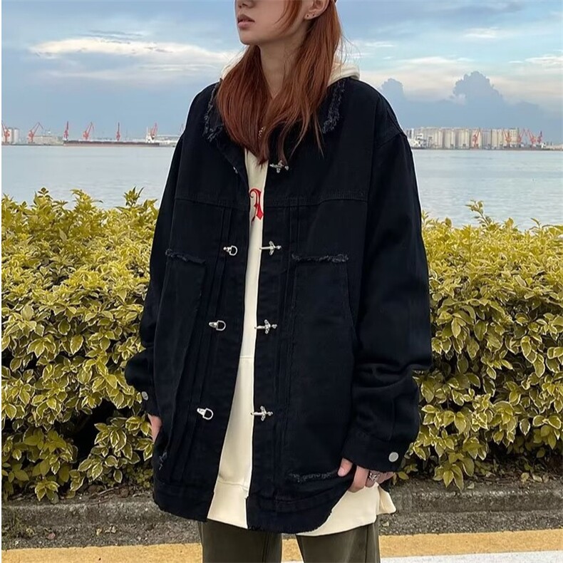 新款帅气秋季潮标准男潮流长袖休闲潮牌日常港风时尚翻领外穿夹克图片