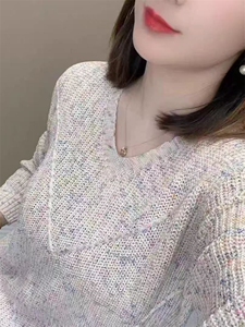 点子纱V领，直播款图片