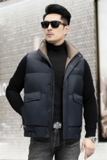 B89499钱塘2020-3厚款时尚冬季休闲中年长款男士羽绒服马甲P195，男装羽绒服，钱塘207-3