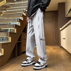 冲锋裤男秋季户外宽松大码休闲裤潮流男士长裤A266-KZ8021-P35，男装休闲裤，电商A266