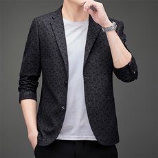 DJ3038钱塘2020-3秋冬季新款时尚休闲简约中年男士西服外套P152，男装西服，钱塘207-3
