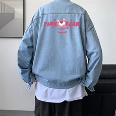 牛仔夹克男大码牛仔外套男茄克NJ77329-P60，男装夹克，电商A040