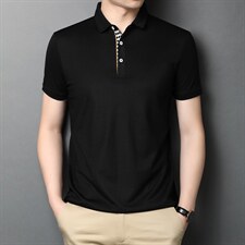 夏季新款短袖T恤男士宽松休闲潮流服饰圆领纯色翻领体恤潮流上衣，男装T恤，电商B212（原钱塘6029）