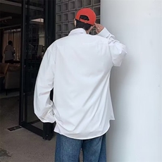 小众设计衬衫男生长袖宽松韩版高级感休闲情侣衬衣ins潮流S35/P42，男装衬衫，星座506